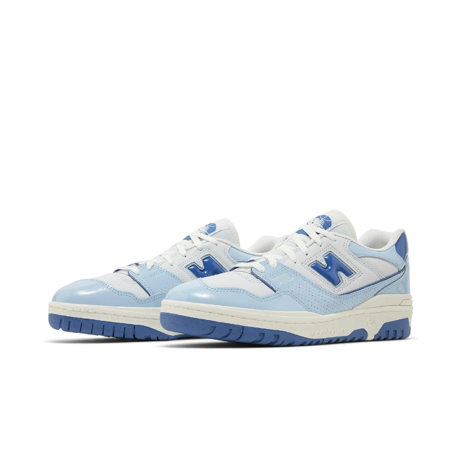 New Balance 550 Chrome Blue Patent - Image 5
